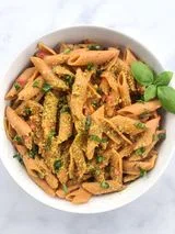 One Pot Creamy Red Lentil Pasta