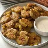 Rosemary Garlic Smashed Potatoes