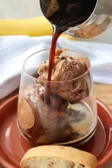 Affogato with Banana Mocha Ice Cream