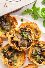 Taco Bites: Cheesy Bean Appetizer