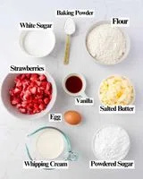 Strawberries & Cream Scones