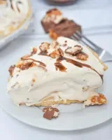 No Bake Snickers Pie