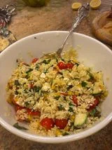 Lemon Orzo Pasta Salad
