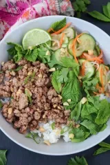 Tamarind Pork and Rice Bowls