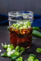 Spicy Udon Noodle Salad with Edamame and Cashews