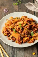 Mexican-inspired Pasta Bake with Ground Beef