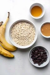 Banana Oatmeal Peanut Butter Cookies