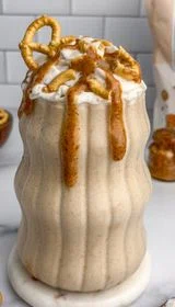 Salted Caramel Pretzel Protein Smoothie