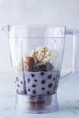 Cottage Cheese Blueberry Smoothie