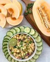 Melon Cucumber Salsa