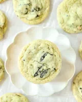 Oreo Pistachio Pudding Cookies
