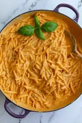 Roasted Red Pepper Tofu Pasta