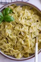 Pesto Cream Sauce (10 minutes!)