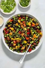 Asian Black Rice Salad
