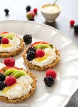 Breakfast Fruit Tarts with Granola Crust