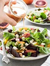 Roasted Beet Salad with Goat Cheese