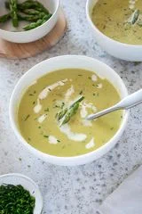 Creamy Asparagus Leek Soup