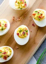 Deviled Eggs with Bacon