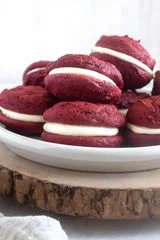 Red Velvet Whoopie Pies