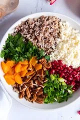Wild Rice Salad with Orange and Pomegranate