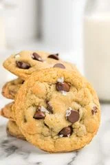 Salted Chocolate Chip Cookies