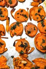 Smashed Sweet Potatoes