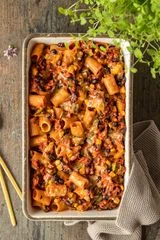 Mexican-inspired Pasta Bake with Ground Beef