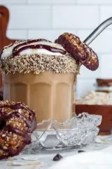 Iced Samoa Cookie Latte