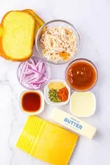 Buffalo Chicken Grilled Cheese