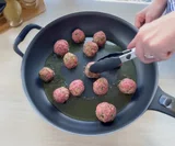 Alfredo Spaghetti with Meatballs