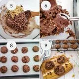Double Chocolate Chip and Walnut Cookies