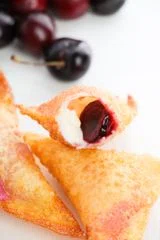 Cherry Cheesecake Dessert Wontons