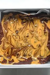 Peanut Butter Swirl Brownies