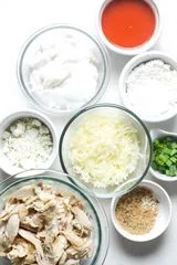 Healthy Buffalo Chicken Dip