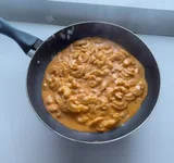 Creamy Gochujang Pasta with Roasted Garlic & Burrata
