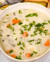 Slow Cooker Creamy Chicken Wild Rice Soup