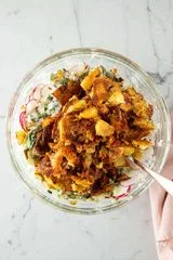 Crunchy Smashed Potato Salad