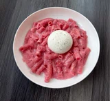 Creamy Beet Ricotta Rigatoni