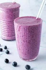Cottage Cheese Blueberry Smoothie