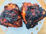 Grilled Barbecue Chicken Thighs