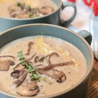 Mushroom & Caramelized Onion Soup