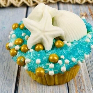 Beach Cupcakes