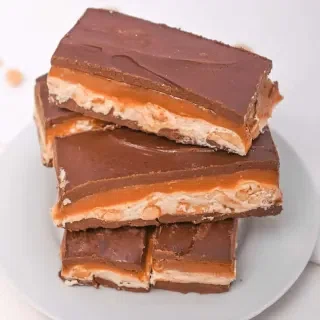 Homemade Snickers Bar