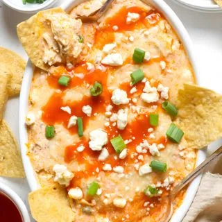 Healthy Buffalo Chicken Dip
