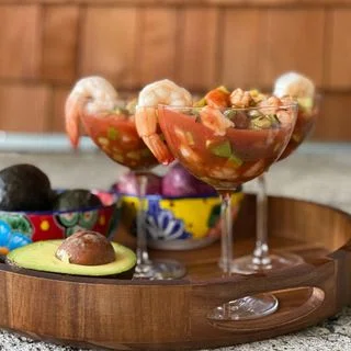 Gazpacho-Style Shrimp Cocktail