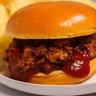 Chopped Brisket Sandwich