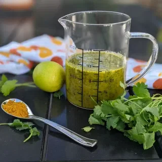 Cilantro Curry Vinaigrette