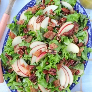Simple Fall Salad with Apples and Bacon