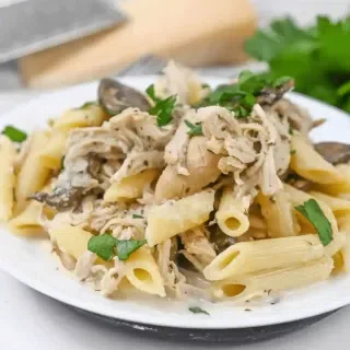 Creamy Slow Cooker Chicken Pasta