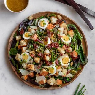 Spring Panzanella Salad